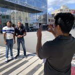 nil branding photoshoot with athletes at nbpac